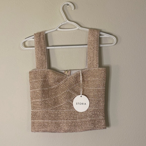 Storia Tops - Gold Storia Top